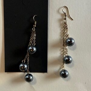 Pearly Bead Hamilton gold earrings